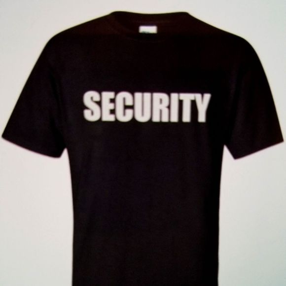 Delta Other - Black short sleeve SECURITY shirt.